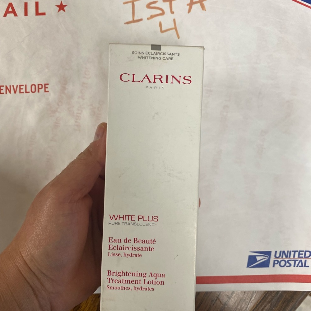 Clarins White Plus Brightening Aqua Treatment Lotion 6.7 Oz Discontinued